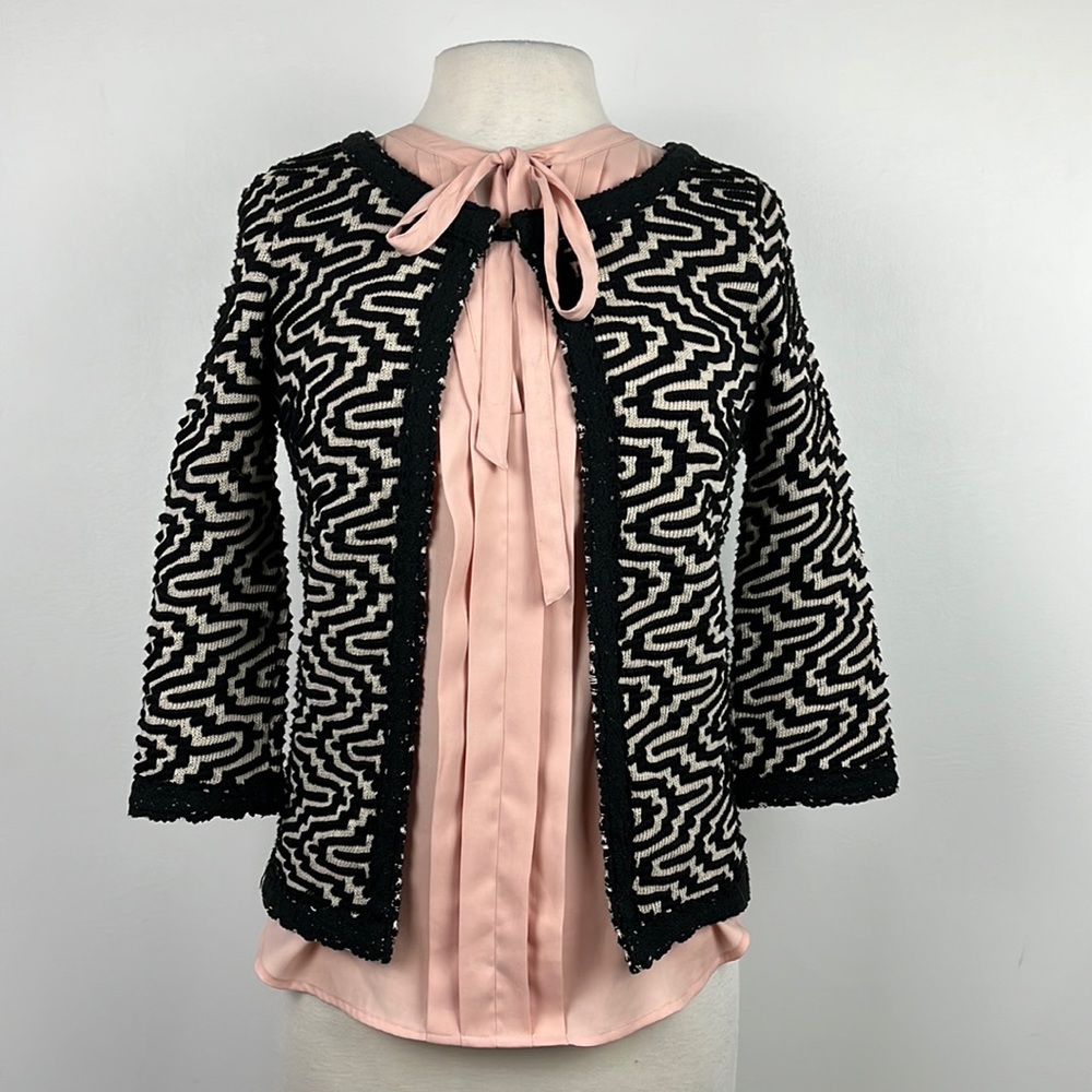 OXMO, Women’s patterned cardigan, size small